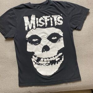 Misfits Men’s Medium Black Band Tee- Cotton Grunge Edgy Goth Punk Rock